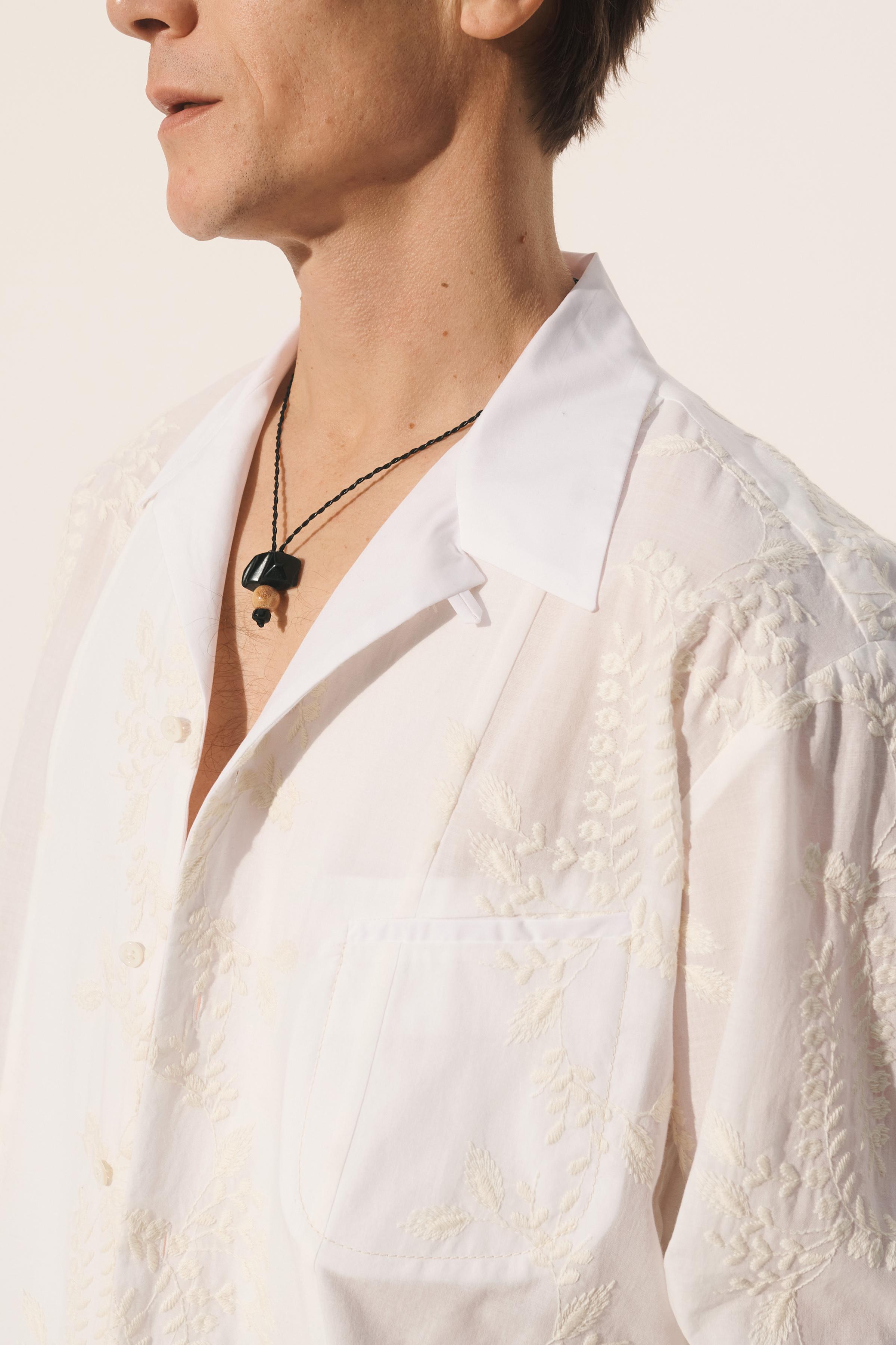 CHEMISE RELAXED FIT BRODERIES